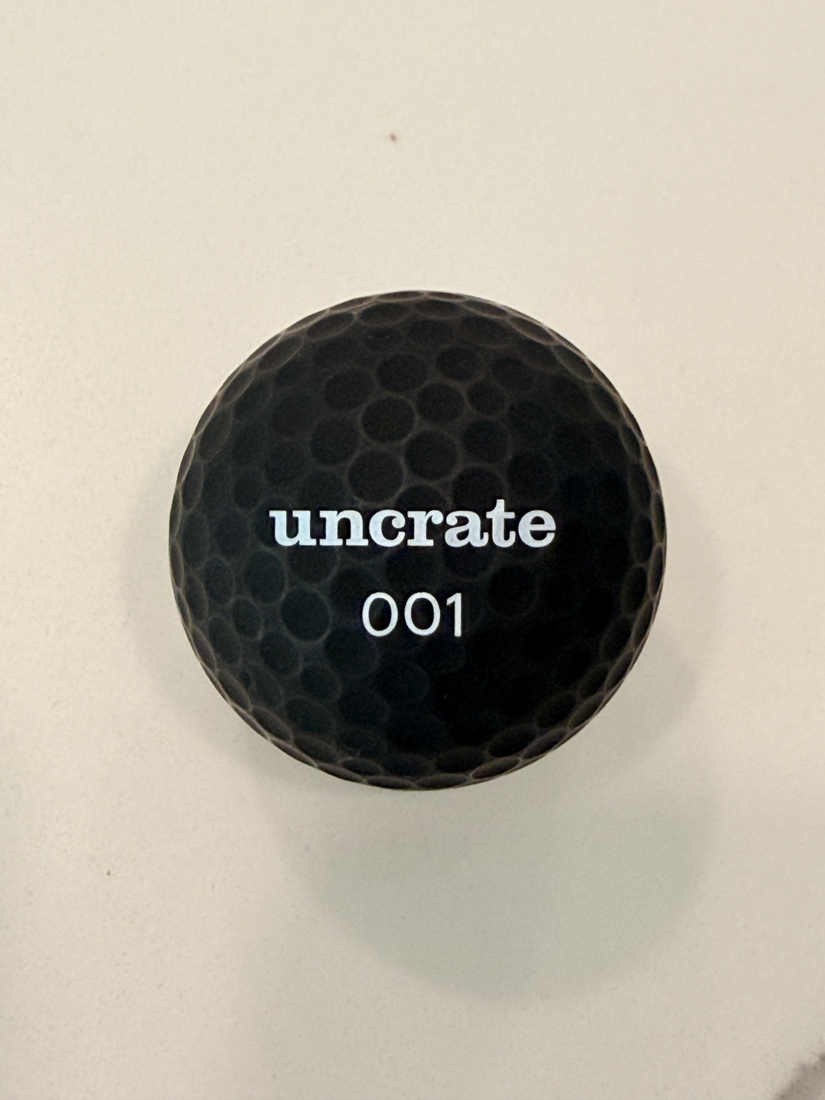 Vice x Uncrate Matte Black Golf Ball 001 Limited Edition- Brand New