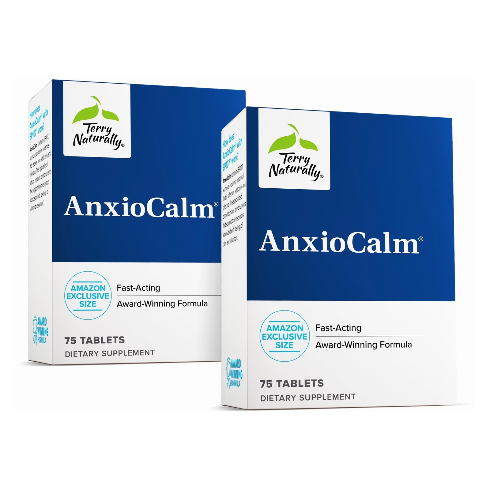 Terry Naturally AnxioCalm 150 Tablets Fast Acting Calm Supp (2-pack 75 Ct)