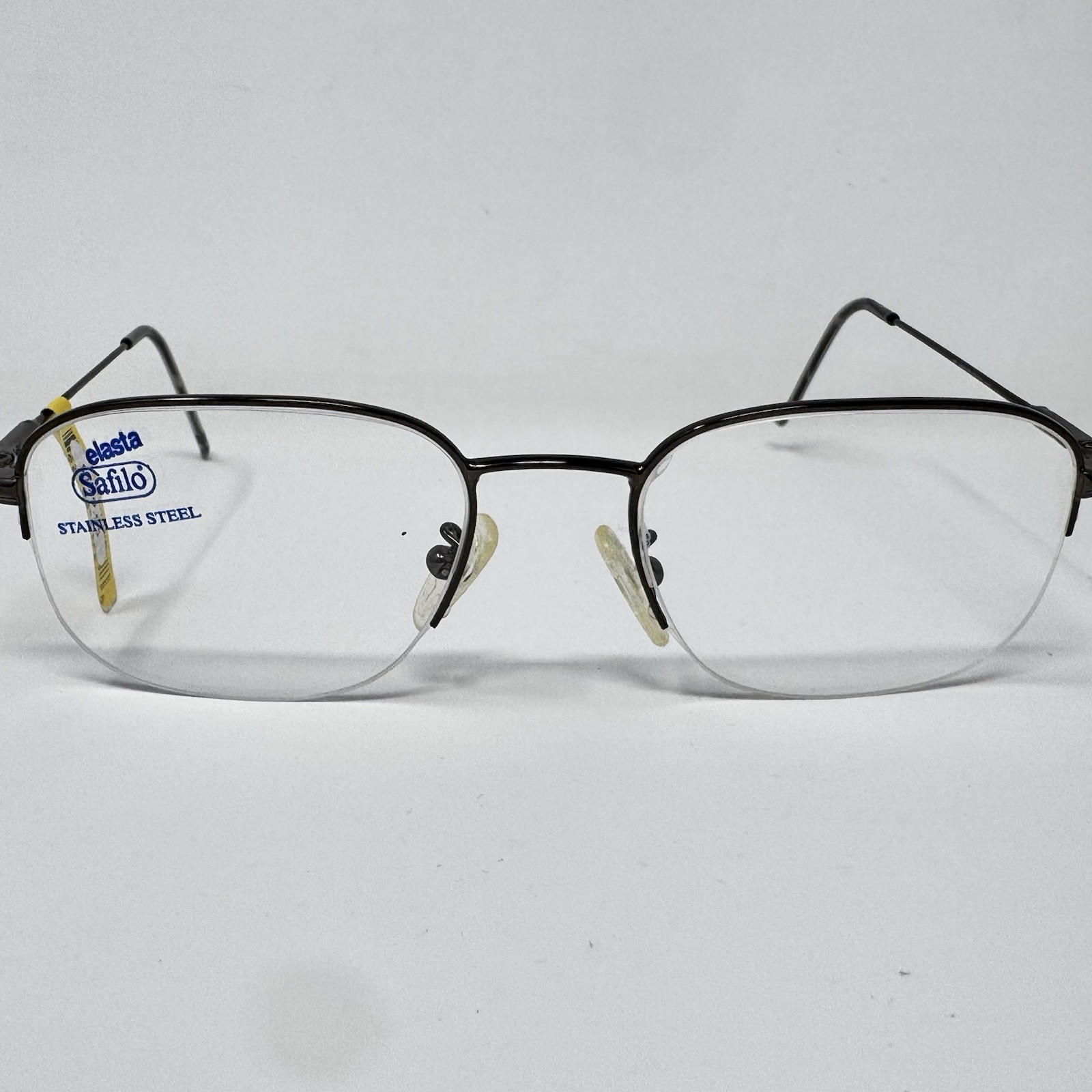 Vintage Safilo Elasta 7033 2HH Bakelite Eyeglass Frames 53-19-145 NWT