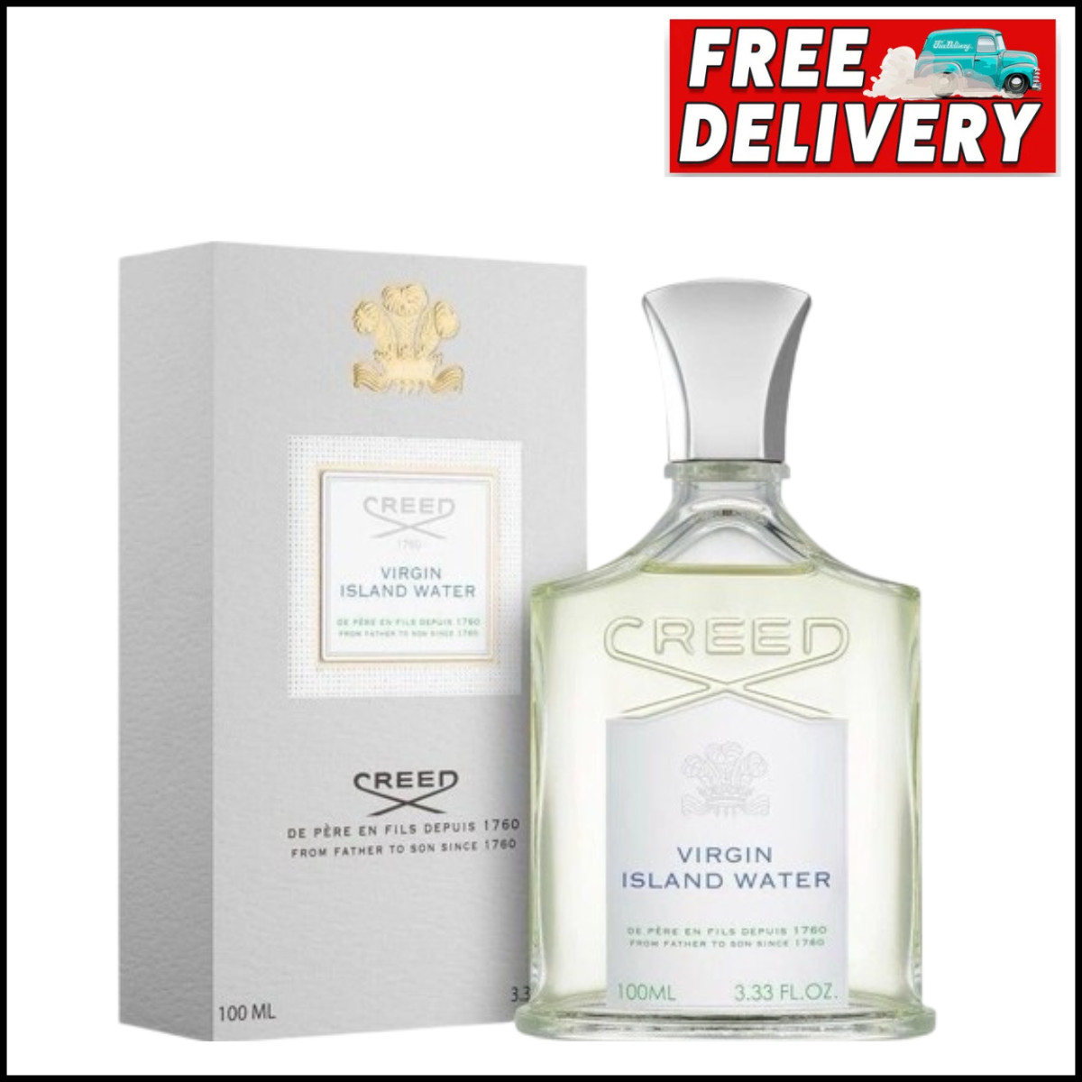 Creed Virgin Island Water / Creed EDP Spray 3.3 oz (100 ml) (u)