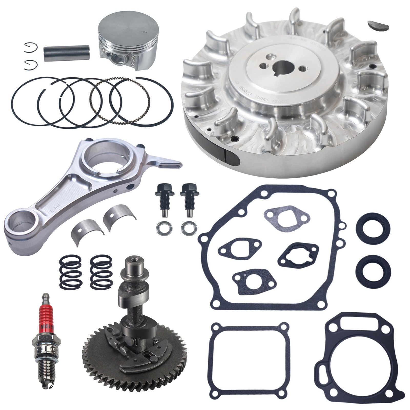 .308 Camshaft Billet Flywheel 3.308\