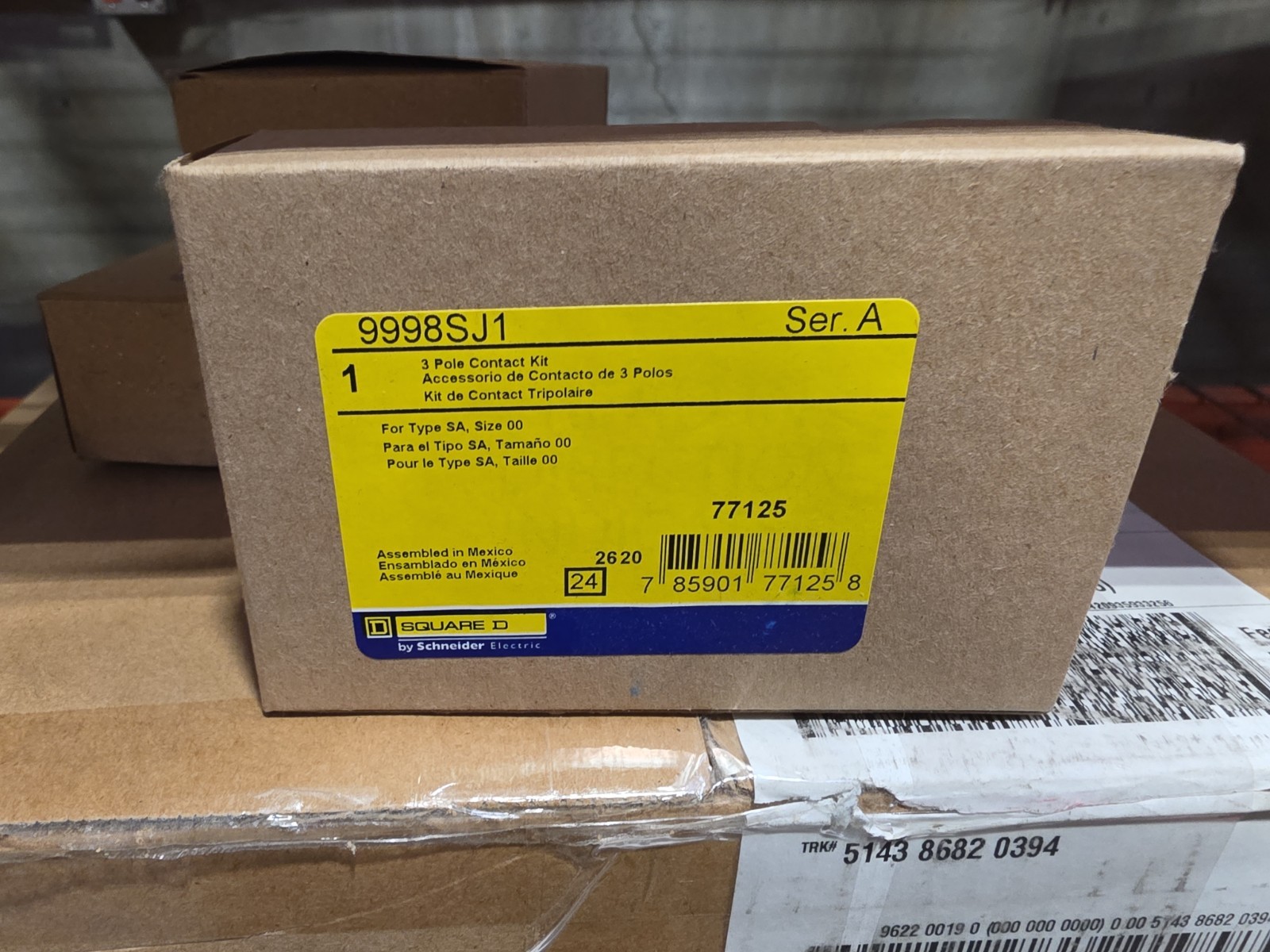 Square D 9998SJ1 Size 00 Contact Kit 3Pole New In Box USA Stock Square D 9998SJ1 Size 00 Contact Kit 3Pole New In Box USA Stock