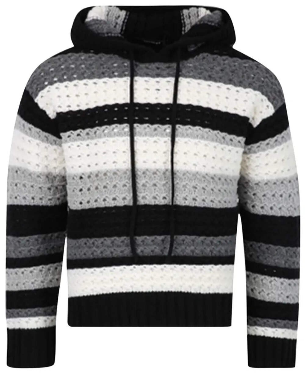 Nahmias Crochet Hoodie \'Black/Multicolor\'