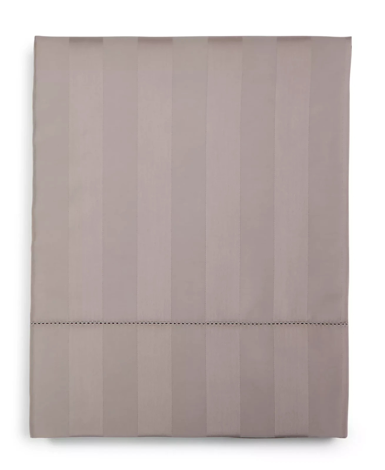 New Charter Club Damask Stripe 550 King Flat Sheet, 100% Cotton 550 Thread Count
