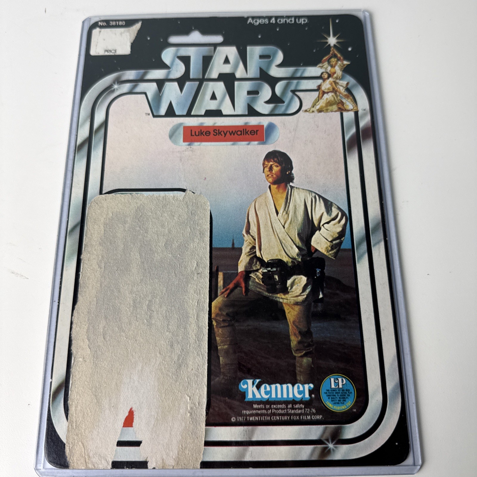 Vintage 1978 Luke Skywalker Hong Kong 12B Star Wars Cardback Card File 3.75 Vintage 1978 Luke Skywalker Hong Kong 12B Star Wars Cardback Card File 3.75