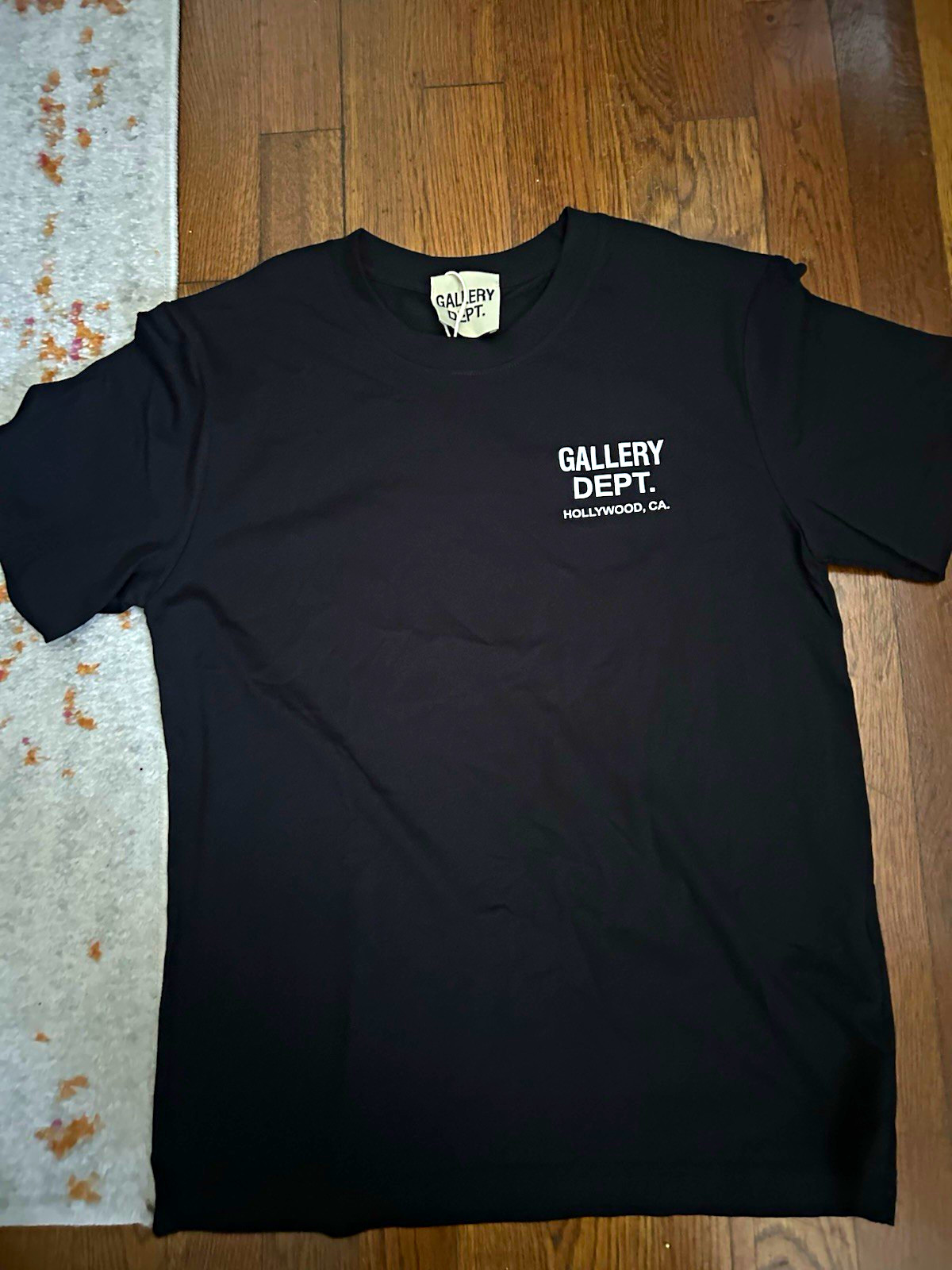Gallery Dept. Men’s S Black Cotton Crew Neck Short Sleeve Graphic Logo T-Shirt Gallery Dept. Men’s S Black Cotton Crew Neck Short Sleeve Graphic Logo T-Shirt