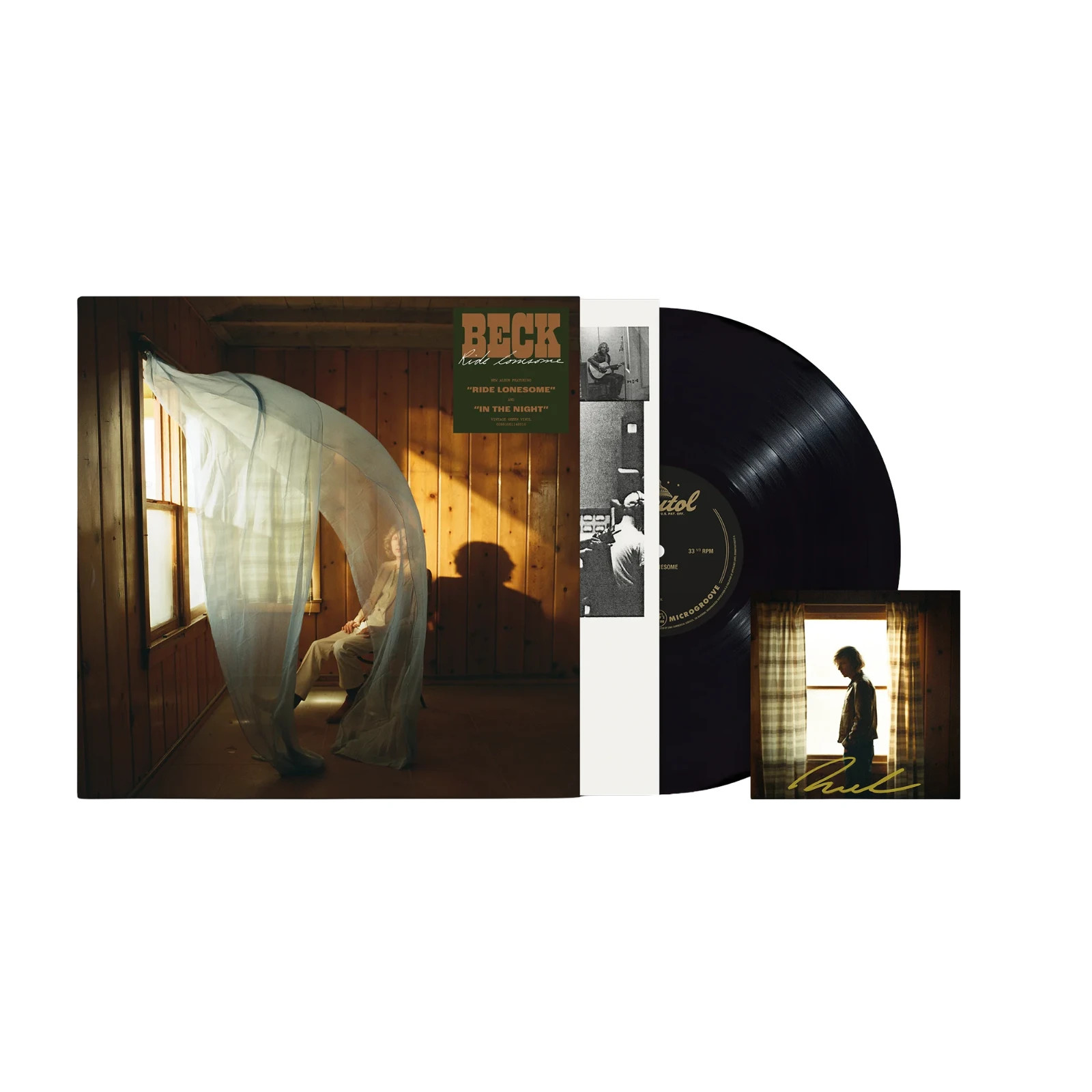 Beck Ride Lonesome Vinyl Lp With Autogrphed Art card Hand Signed SOLD OUT Beck Ride Lonesome Vinyl Lp With Autogrphed Art card Hand Signed SOLD OUT