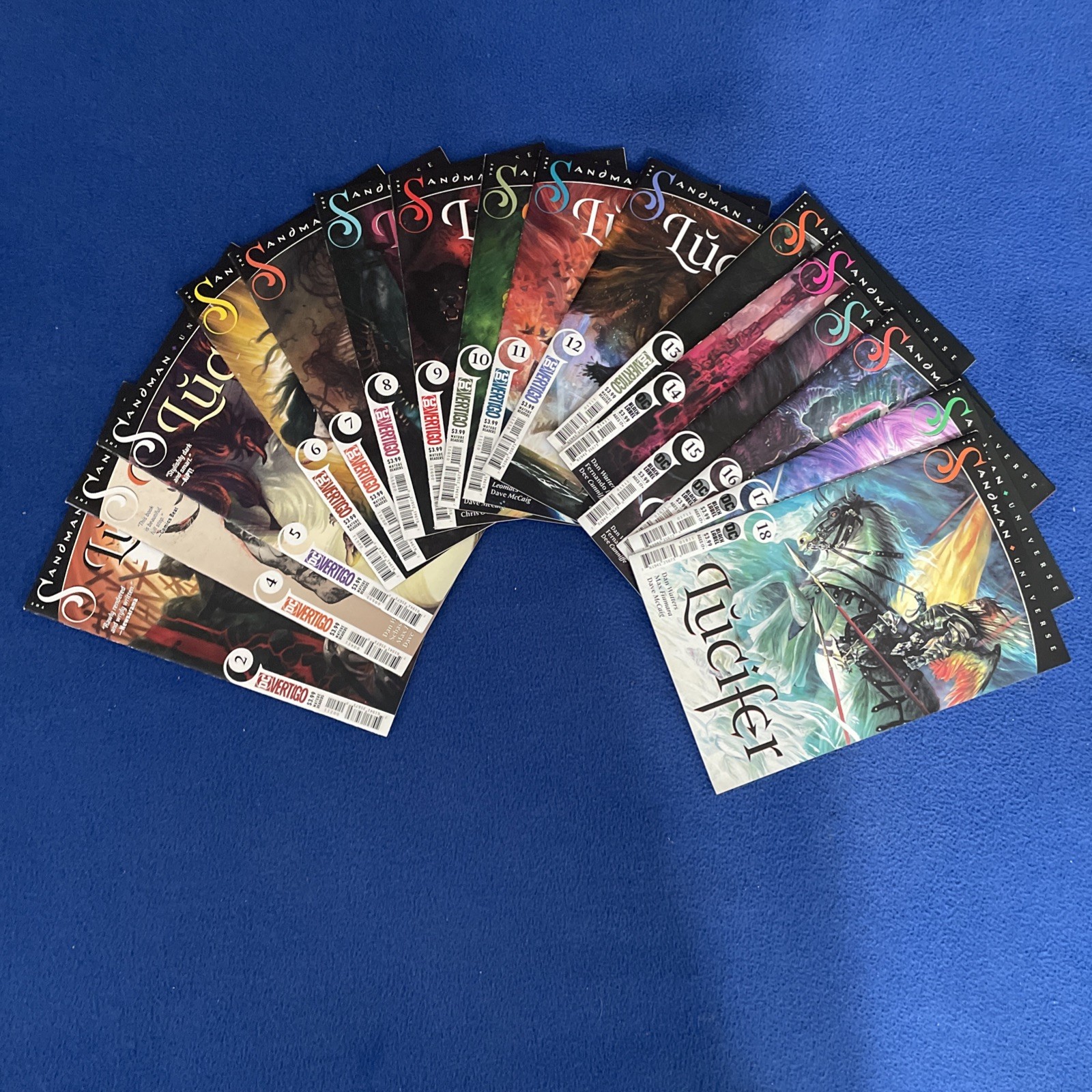 DC/Vertigo The Sandman Universe: Lucifer 4-18 (also Book 2) Lot Dc Comics DC/Vertigo The Sandman Universe: Lucifer 4-18 (also Book 2) Lot Dc Comics