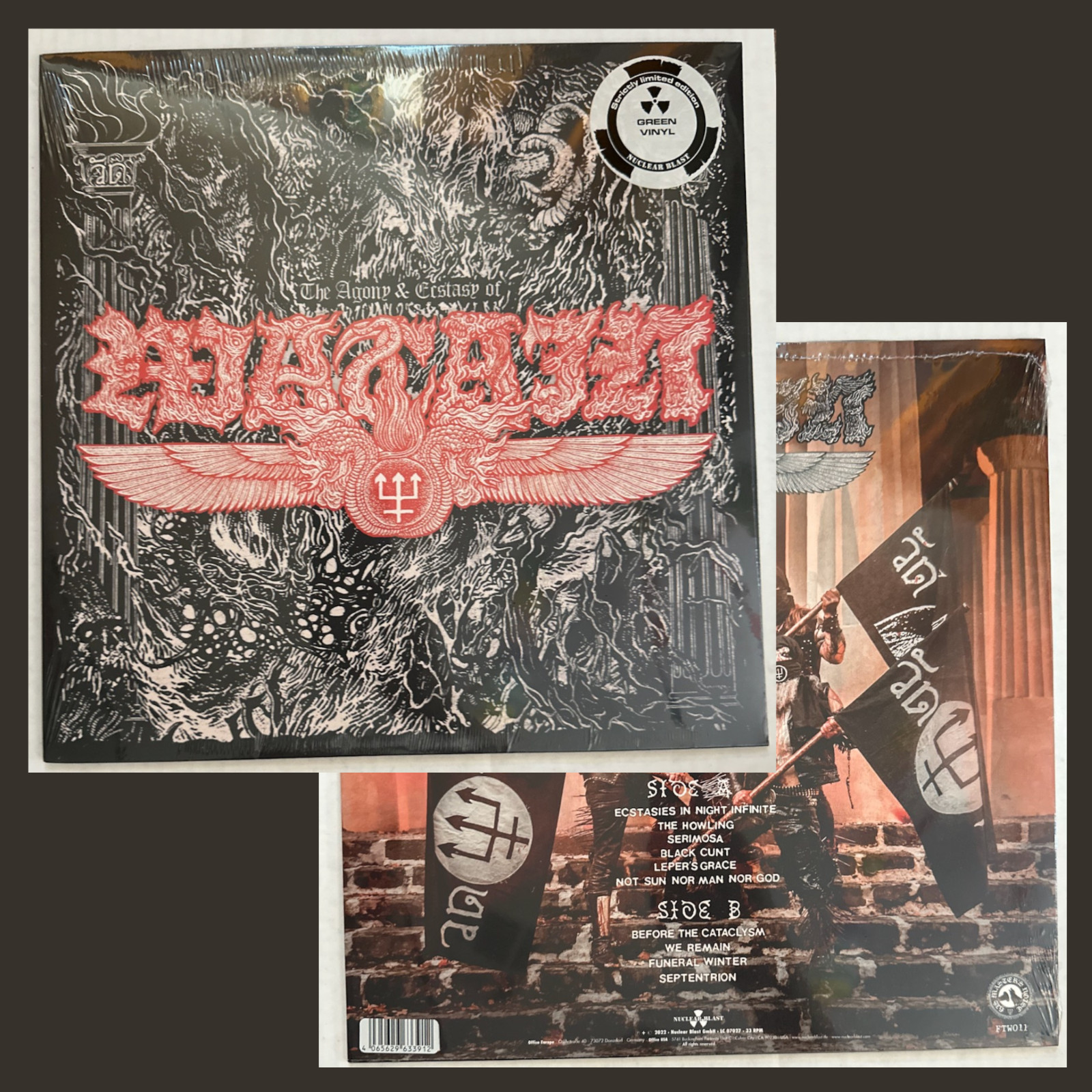 Watain - The Agony and Ecstasy of Watain Green 2022 German Pressing /300 New