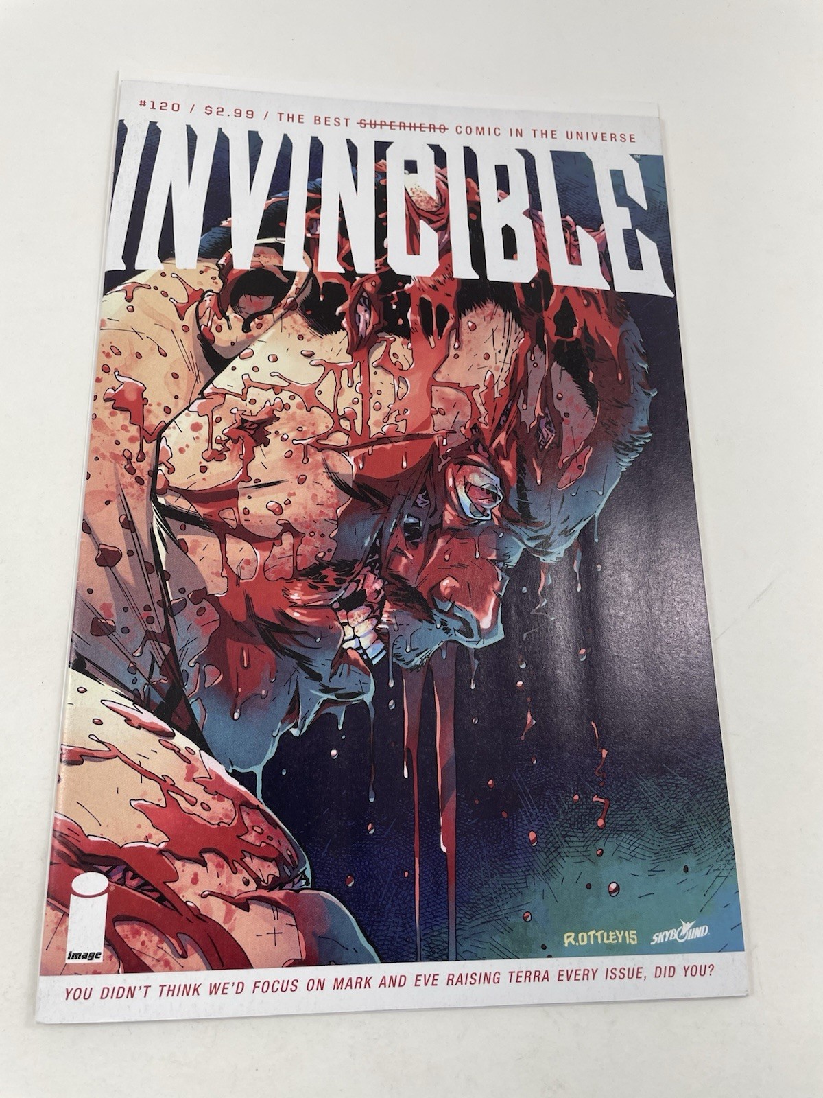 Invincible #120 KEY  Thragg vs Battle Beast