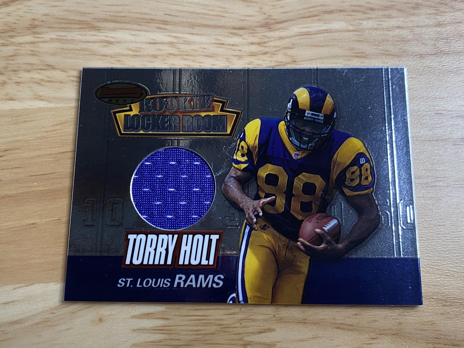 1999 Bowman\'s Best #RU5 Torry Holt Rookie Locker Room Jerseys 1999 Bowman\'s Best #RU5 Torry Holt Rookie Locker Room Jerseys