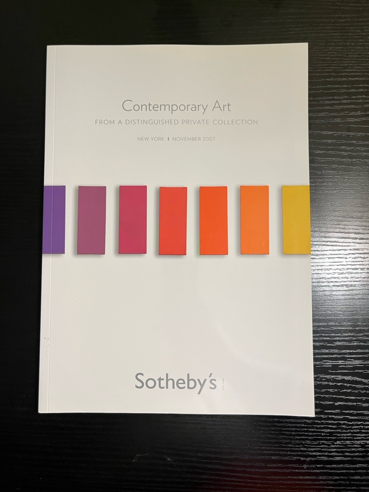 2007 Sotheby\'s / Contemporary Art From a Distinguished Private Collection 2007 2007 Sotheby\'s / Contemporary Art From a Distinguished Private Collection 2007