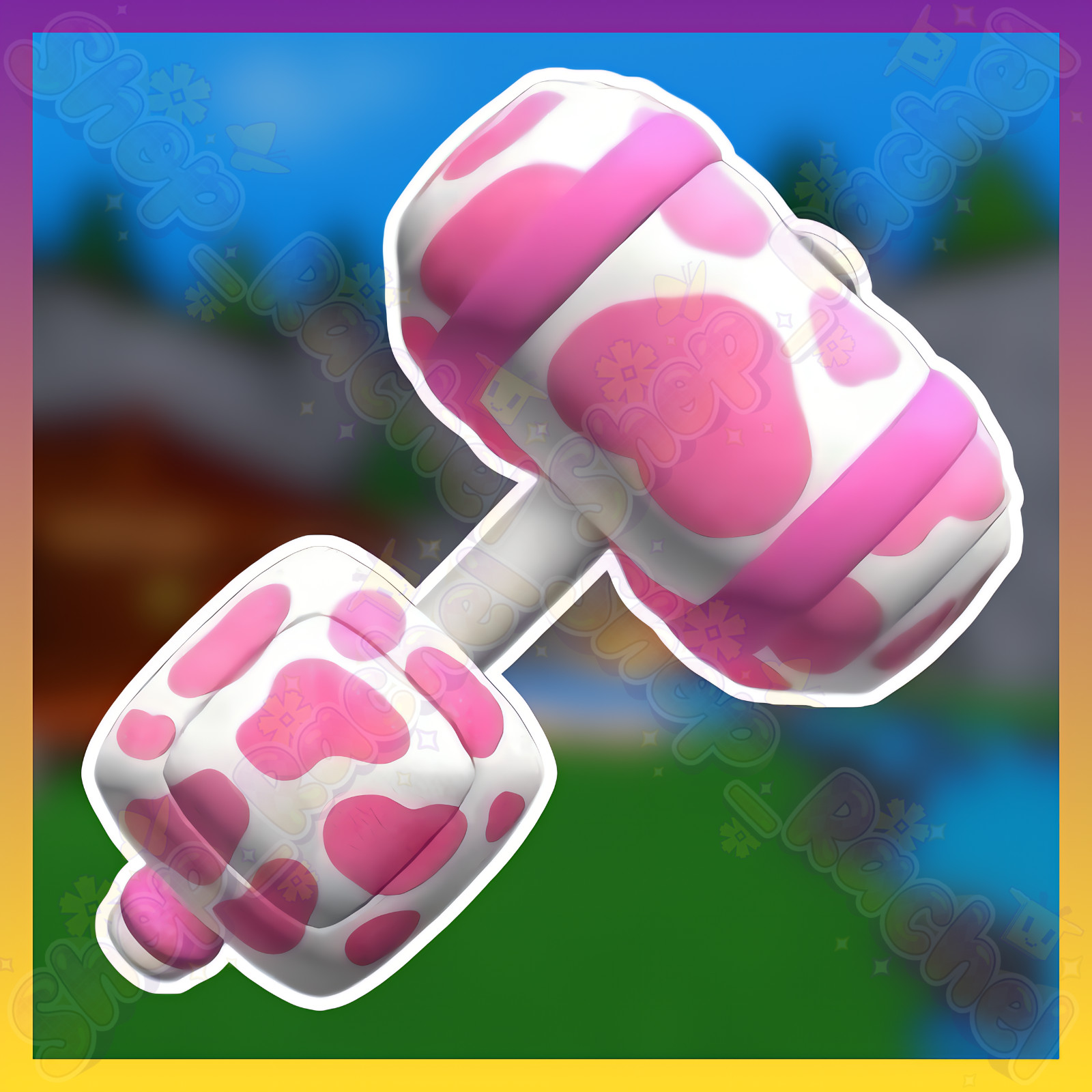 🐮🍓 Strawberry Moo Moo Plushie Set - Flee the Facility (FTF) 🐮🍓
