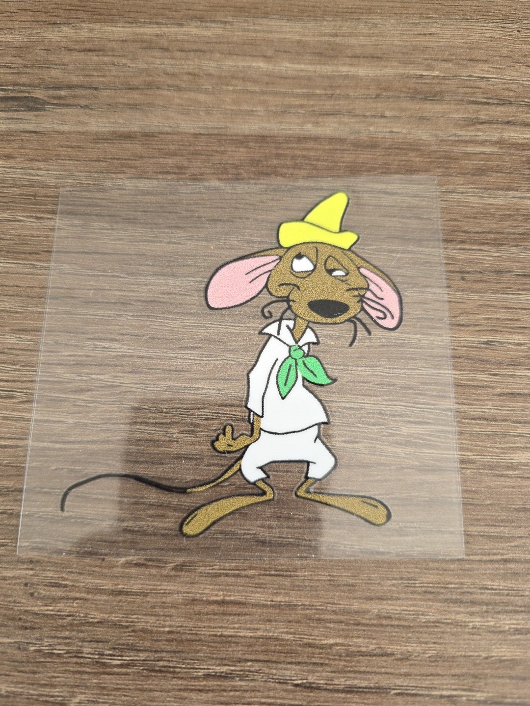 Slowpoke Rodriguez Retro Vintage Cartoon Raised UV DTF Decal 3in X 3in