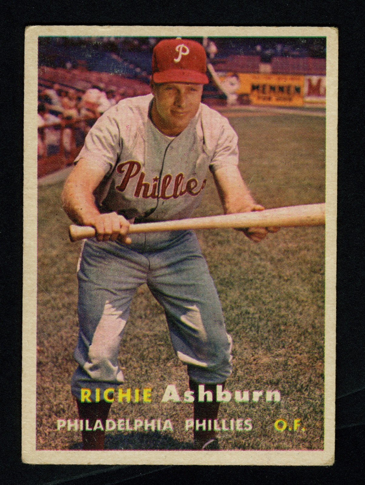 1957 Topps, Richie Ashburn, #70 1957 Topps, Richie Ashburn, #70