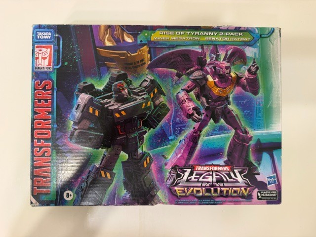 Hasbro Transformers Legacy Evolution Rise of Tyranny 2-Pack Megatron Ratbat