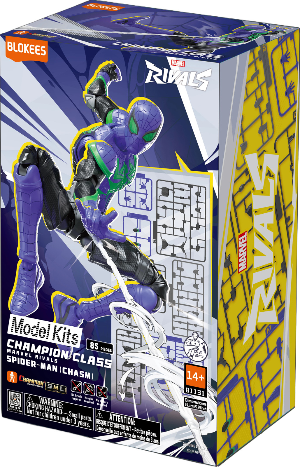 Blokees Marvel Rivals Champion Class Spider-Man Chasm Spider Man Model Kit Fig Blokees Marvel Rivals Champion Class Spider-Man Chasm Spider Man Model Kit Fig