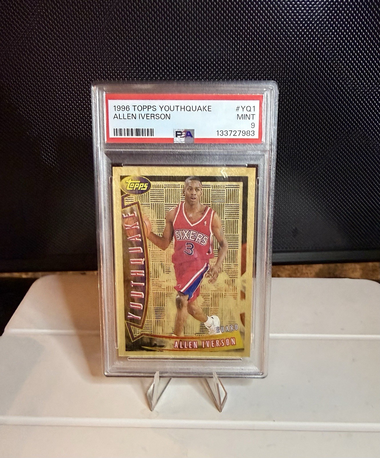 1996-97 Topps - Youthquake Allen Iverson #YQ1 PSA 9 Rookie Card 76ers 🔥 1996-97 Topps - Youthquake Allen Iverson #YQ1 PSA 9 Rookie Card 76ers 🔥