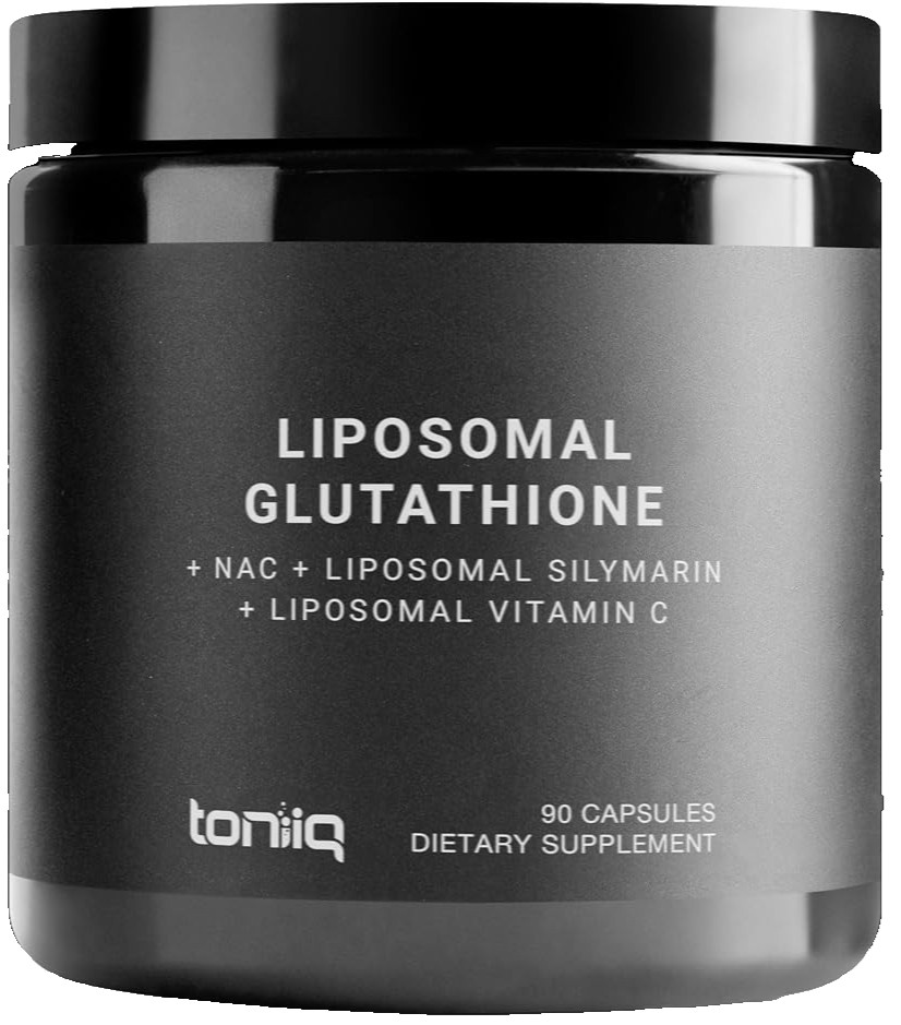 Toniiq Liposomal Glutathione ~  1,500mg Complex ~  ReaLipo® & LipoAvail®
