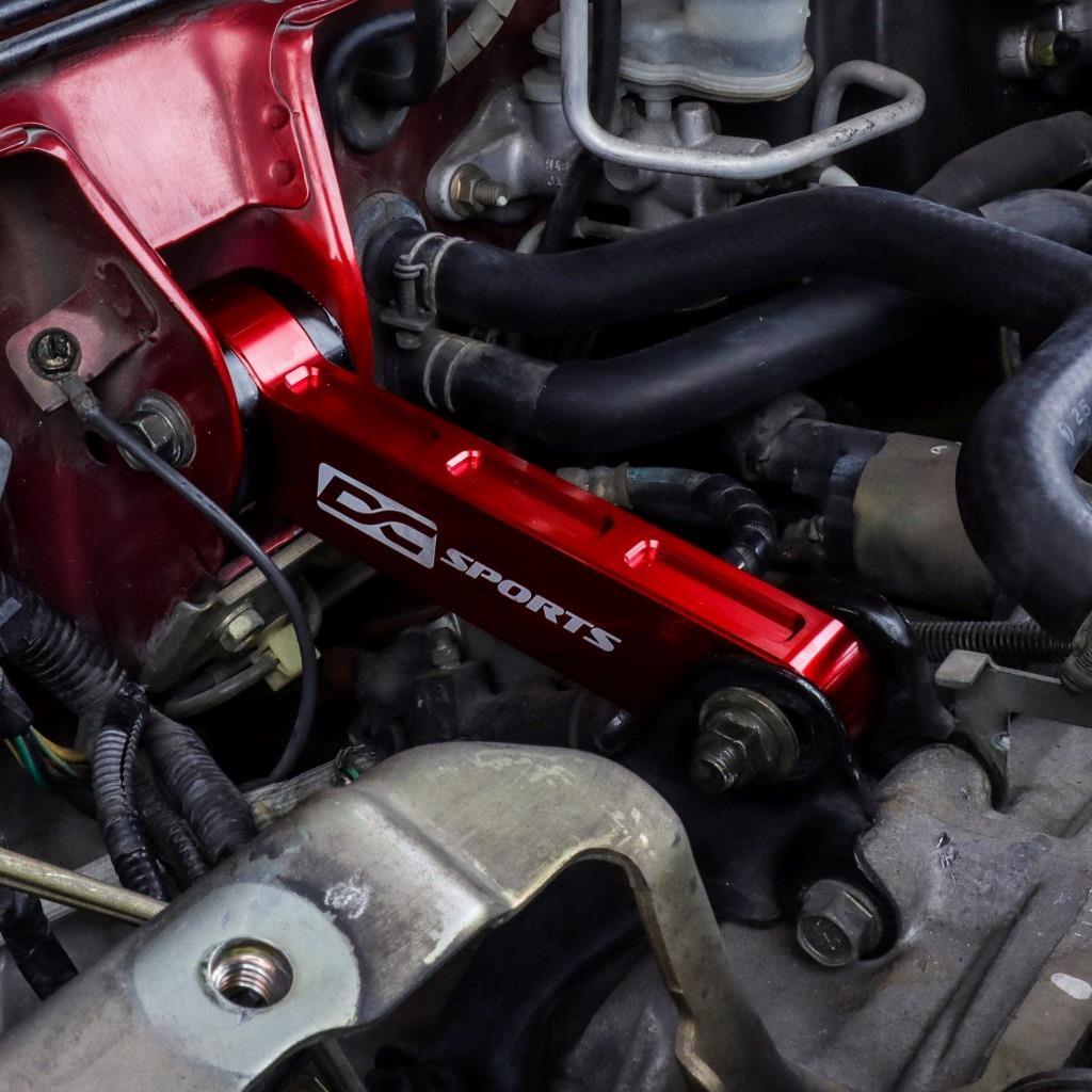 DC Sports Performance Pitch Stop Mount for Subaru Impreza WRX STI 02-22 Red