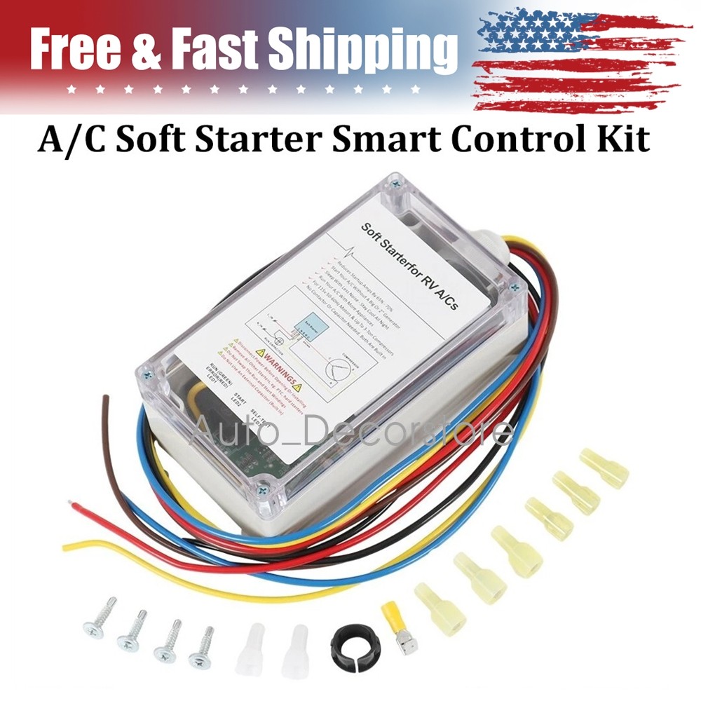 A/C Soft Starter Enables Easy Start an A/C & Appliances on RV Smart Control Kit