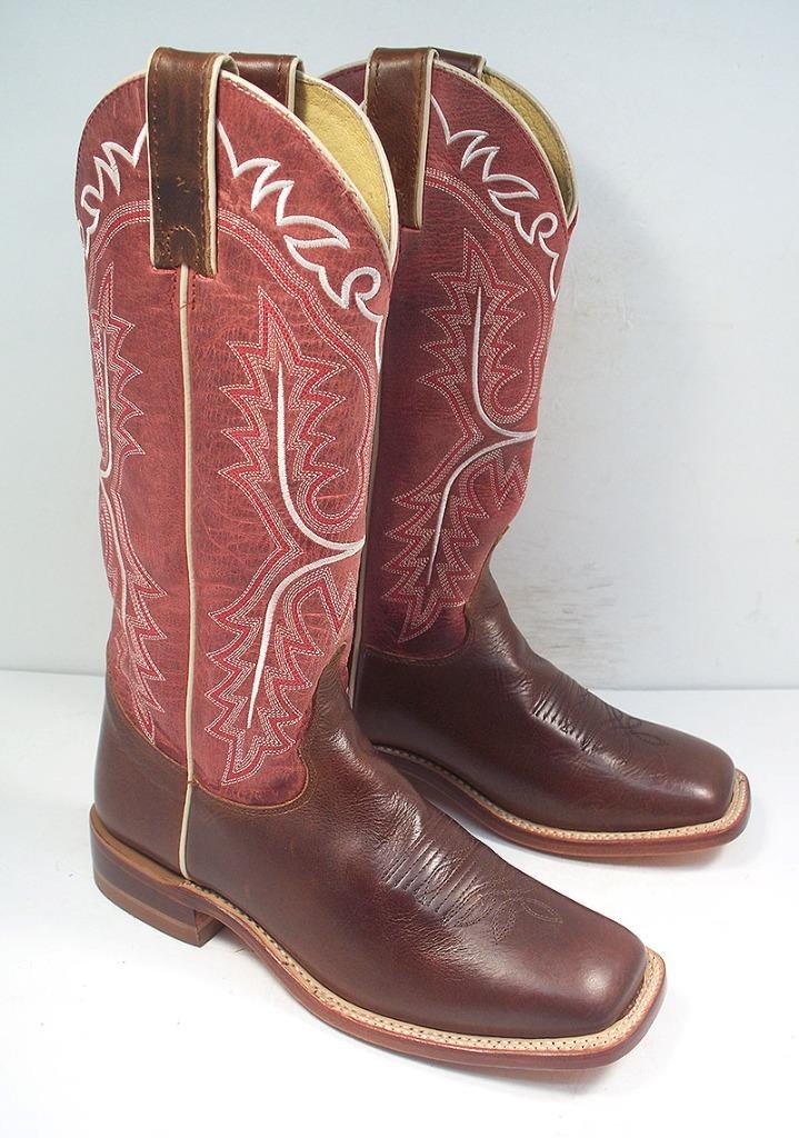 Justin Women\'s 6.5 B Stella Brown Leather Western Cowboy Boots Square Toe Justin Women\'s 6.5 B Stella Brown Leather Western Cowboy Boots Square Toe