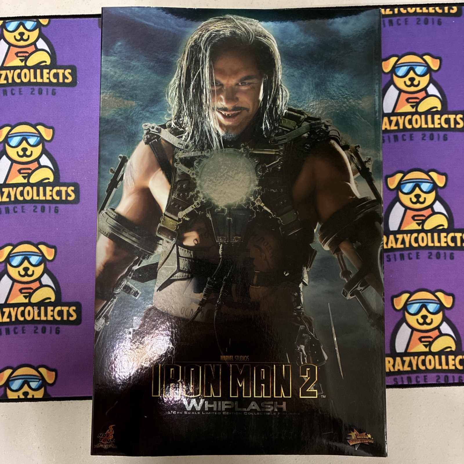 Hot Toys MMS 121 Iron Man 2 Whiplash Mickey Rourke 12 inch Action Figure NEW Hot Toys MMS 121 Iron Man 2 Whiplash Mickey Rourke 12 inch Action Figure NEW