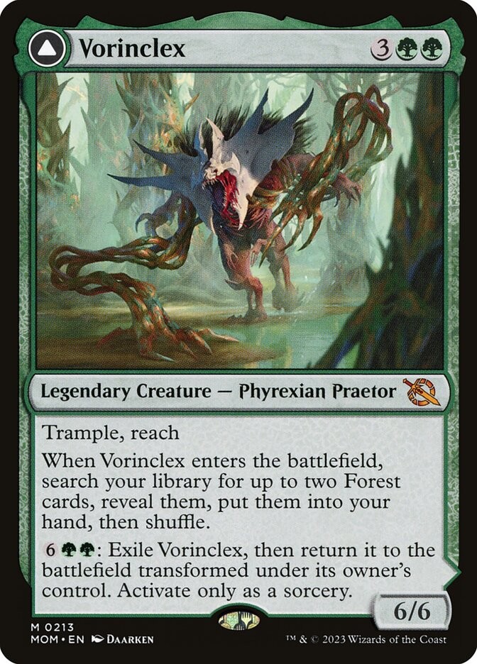 x1 Vorinclex // The Grand Evolution MOM MTG 213 MYTHIC M/NM 1x x1 Vorinclex // The Grand Evolution MOM MTG 213 MYTHIC M/NM 1x