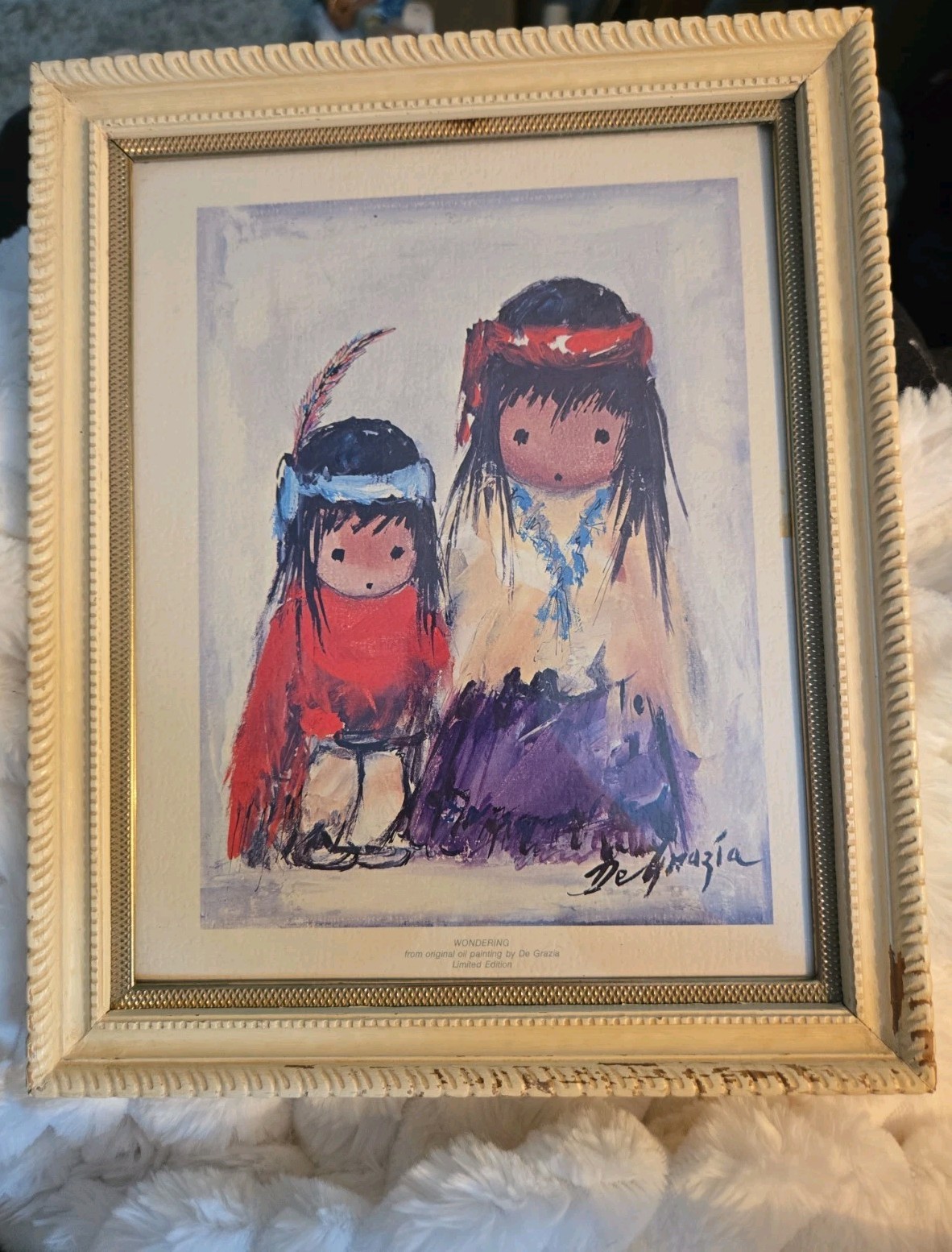 De Grazia - Wondering (Limited Edition framed print)- Great Condition Framed