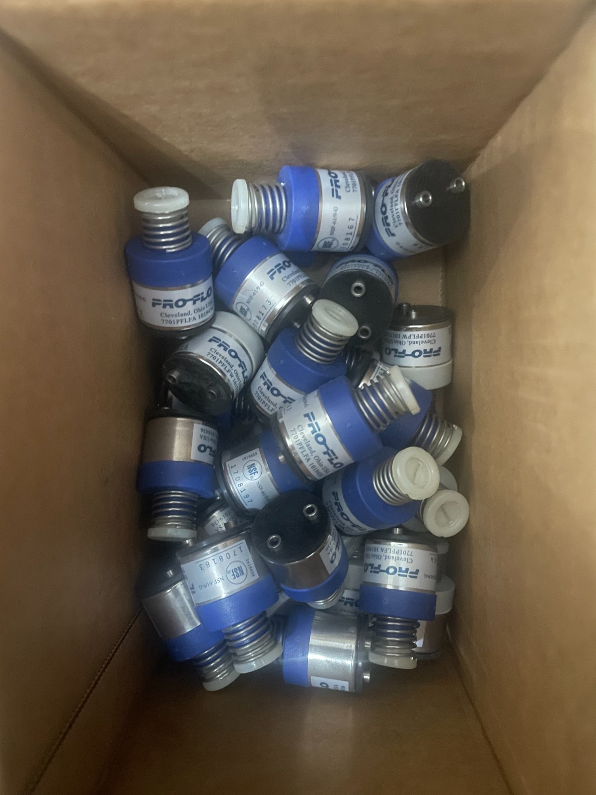LOT OF 27 PRO-FLO, VALVE CARTRIDGE 7701PFLFA, 7701PFLFW Drinking Fountain LOT OF 27 PRO-FLO, VALVE CARTRIDGE 7701PFLFA, 7701PFLFW Drinking Fountain