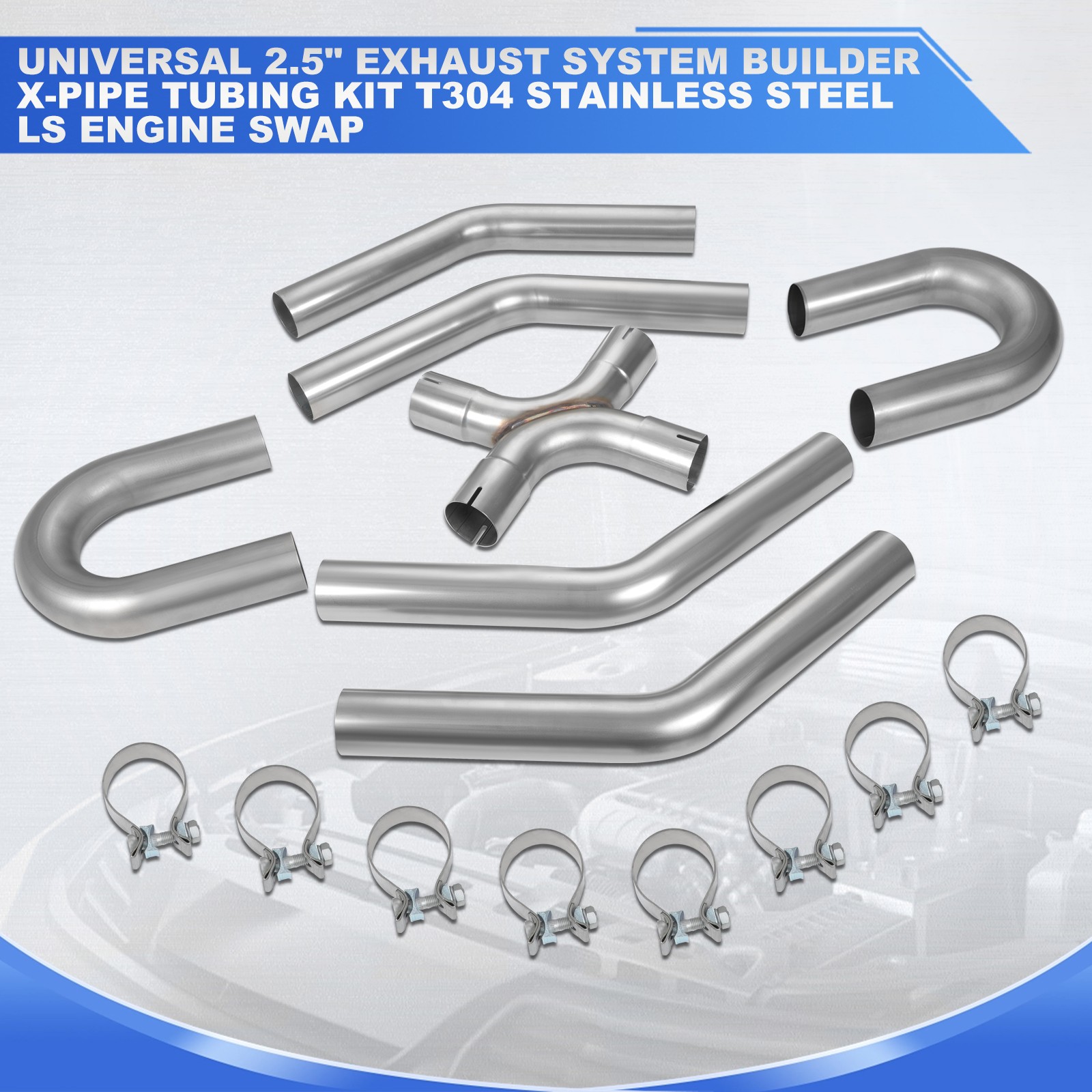 Exhaust X Pipe Kits 2.5 Exhaust X Pipe Kits 2.5