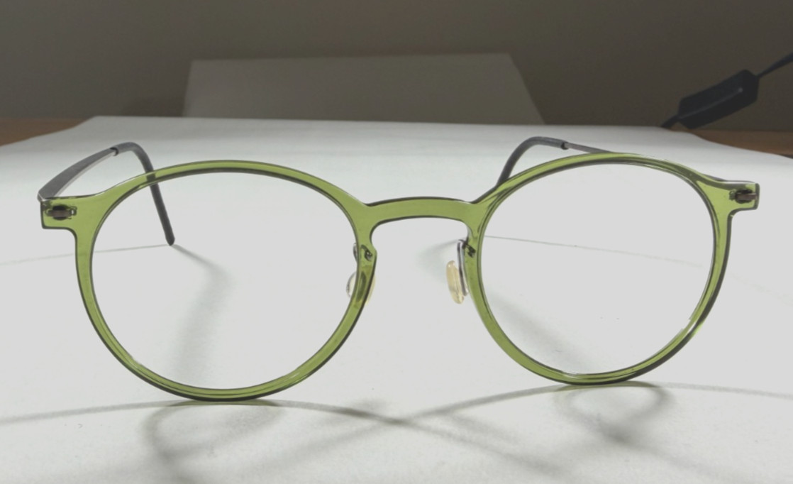 Lindberg N.O.W. 6541 46 21 Eyeglass Glasses Frames Green Flat Titanium Temples