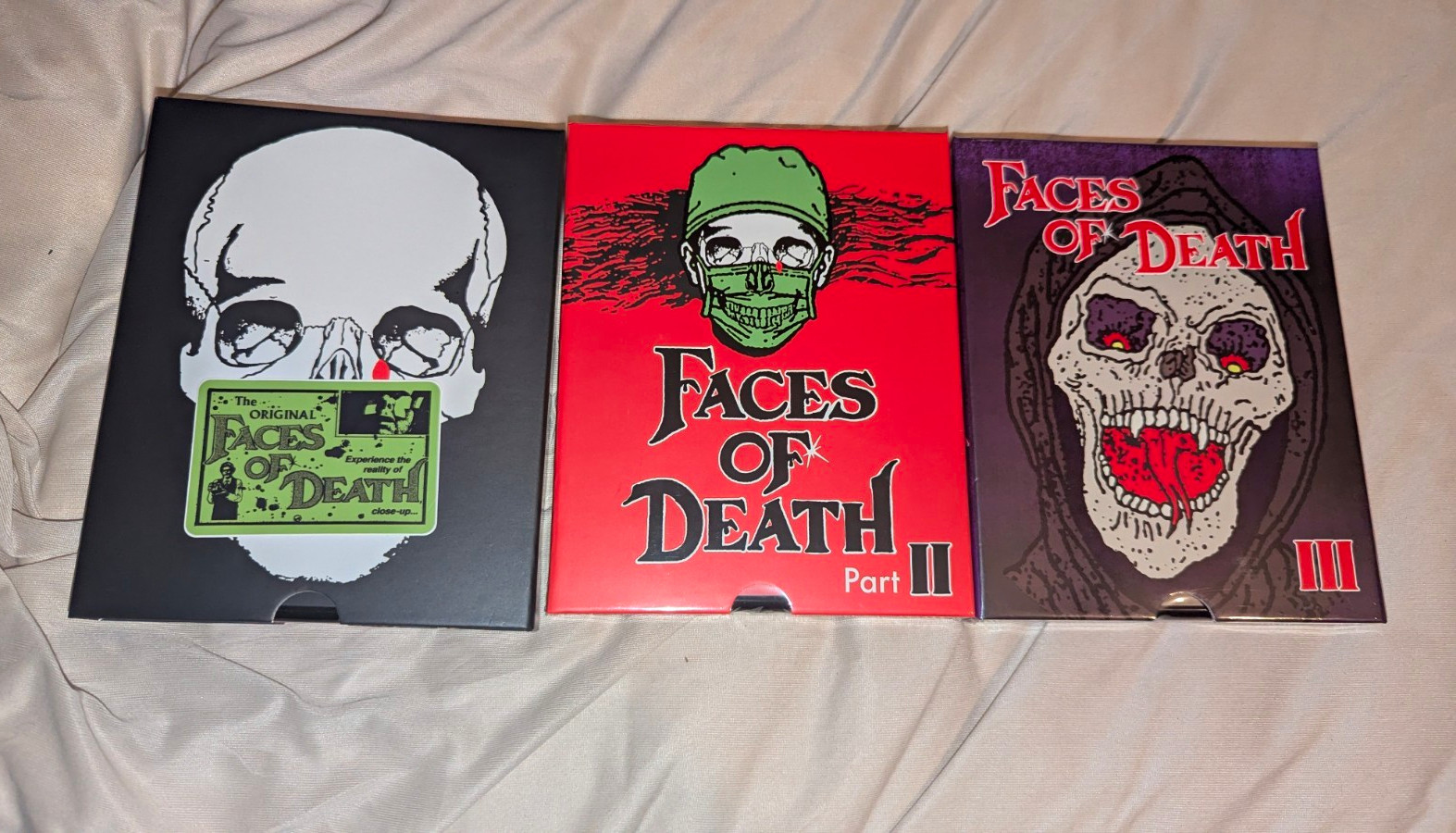 Faces Of Death 1-3 Collectors Editions Rare OOP New + Unmasking The Idol Faces Of Death 1-3 Collectors Editions Rare OOP New + Unmasking The Idol
