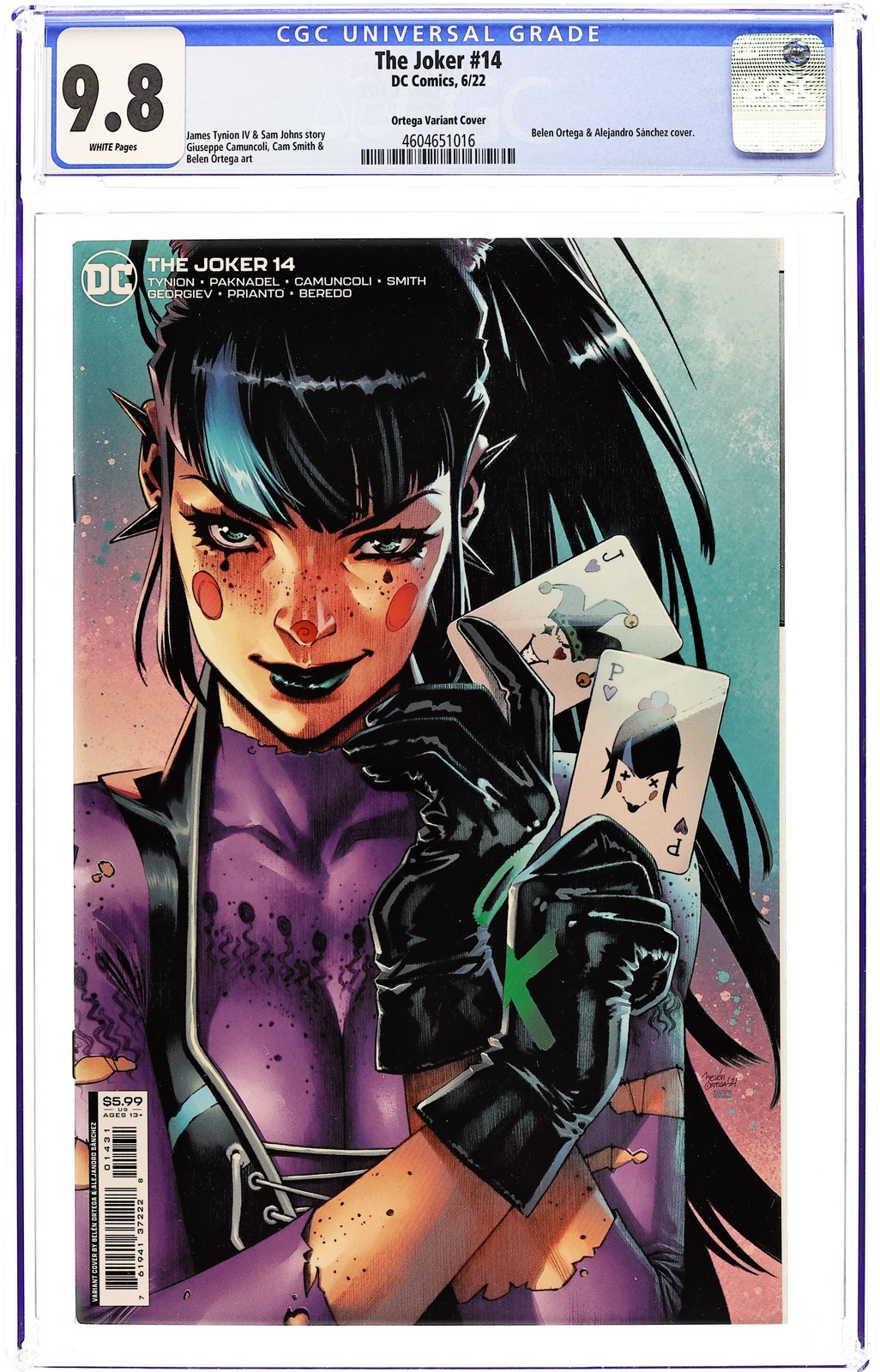Joker #14C Ortega Variant CGC 9.8 2022 4604651016