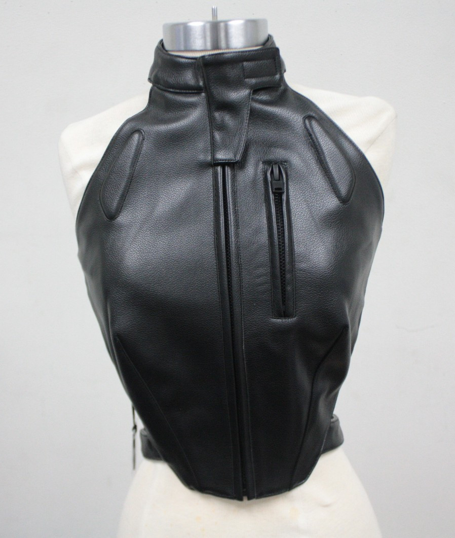 Khy by Kylie Jenner Women Faux Leather Zip Top Open Back [Size MEDIUM]