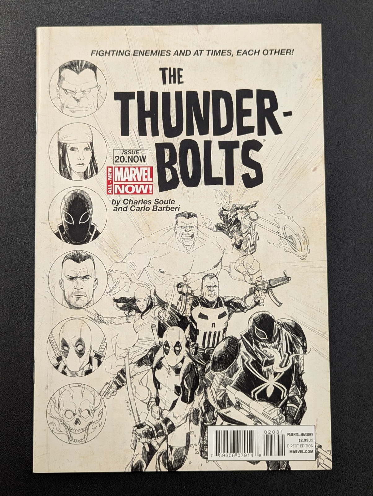 Thunderbolts #20.Now 2014 1:100 Phil Noto Incentive Variant Marvel Comics