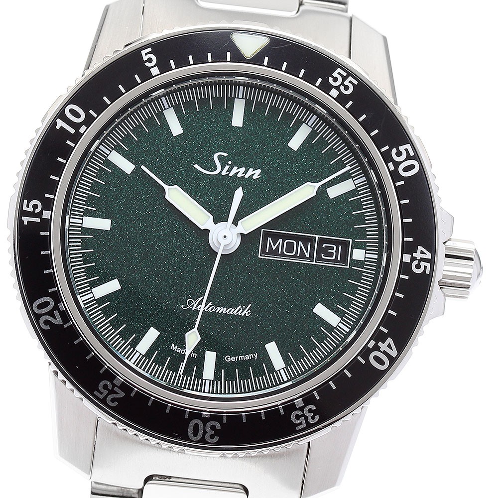 Sinn 104 104.ST.SA.IG Day date green Dial Automatic Men's Watch_890649