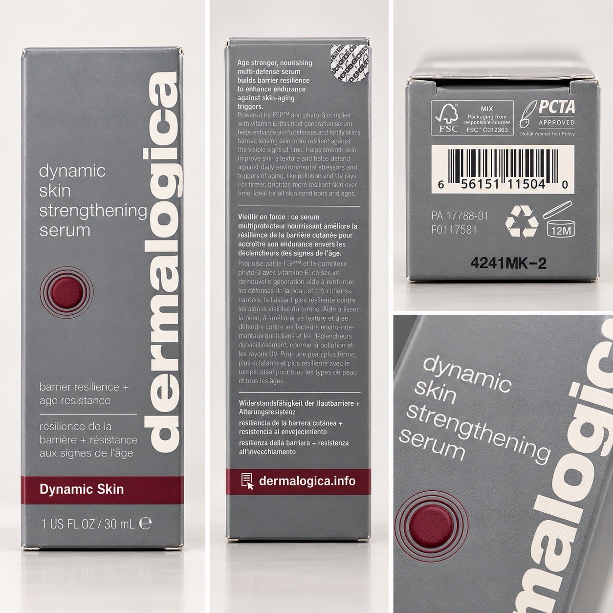NIB Dermalogica Dynamic Skin Strengthening Serum 1oz