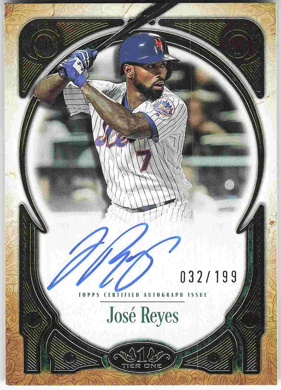 2026 Topps Tier One - José Reyes #PPA-JRE Prime Performers Autographs 2026 Topps Tier One - José Reyes #PPA-JRE Prime Performers Autographs
