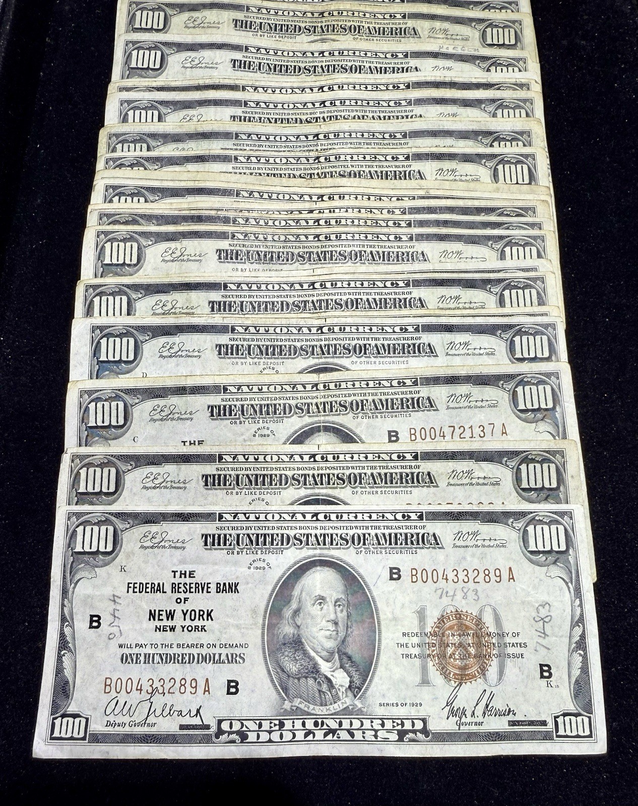 1929 $100 Federal Reserve Note New York, New York F-VF 1929 $100 Federal Reserve Note New York, New York F-VF