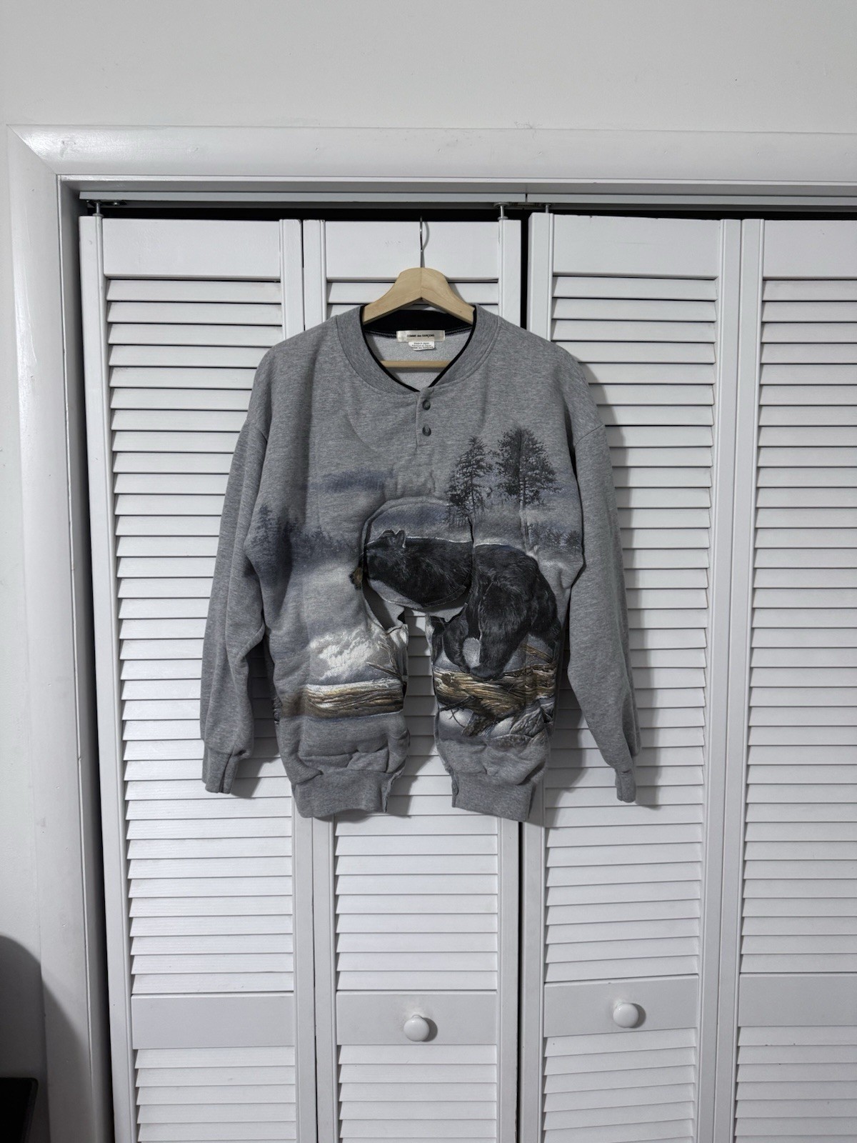 Comme des Garçons A/W 2018 Runway Padded Sweater Wildlife Print Free Size/Med Comme des Garçons A/W 2018 Runway Padded Sweater Wildlife Print Free Size/Med