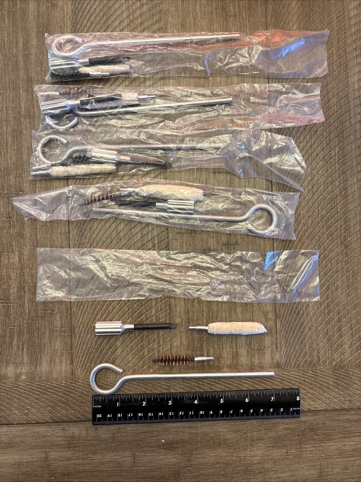 4-Vintage 4pc Smith & Wesson Cleaning Kit Tools S&W .44 6”