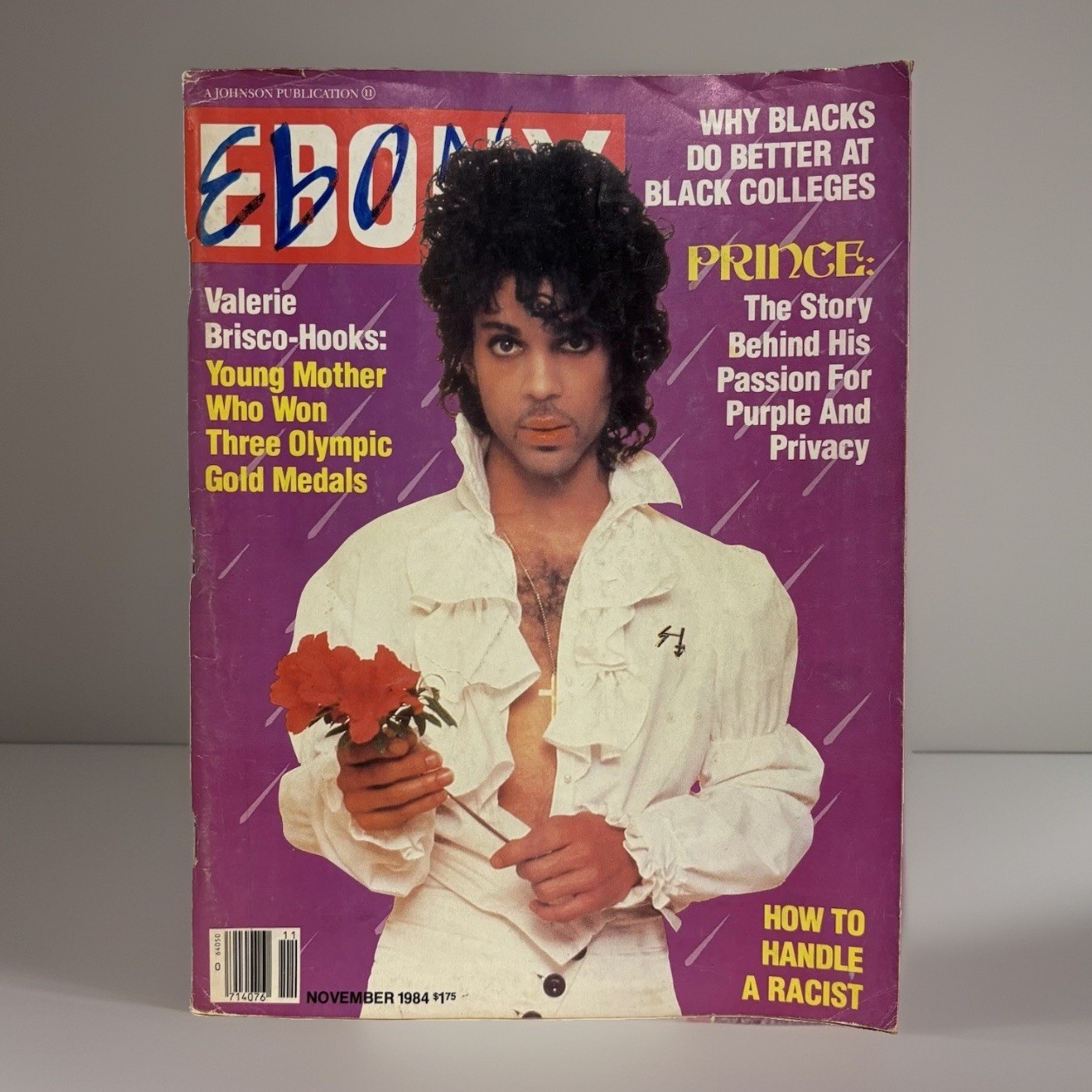 Ebony Magazine November 1984 Prince Cover No Address Label READ Ebony Magazine November 1984 Prince Cover No Address Label READ