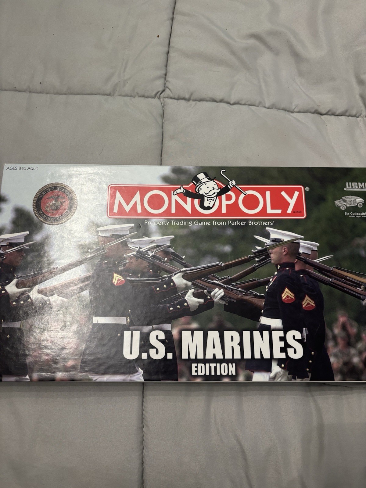 US Marines Edition Monopoly Board Game 100% Complete 2005 Parker Brothers US Marines Edition Monopoly Board Game 100% Complete 2005 Parker Brothers