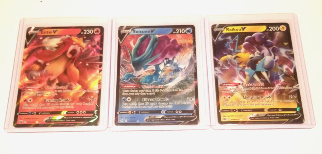 Suicune V 031 Raikou V 048 Entei V 022 Evolving Skies Brilliant Stars Pokemon Suicune V 031 Raikou V 048 Entei V 022 Evolving Skies Brilliant Stars Pokemon