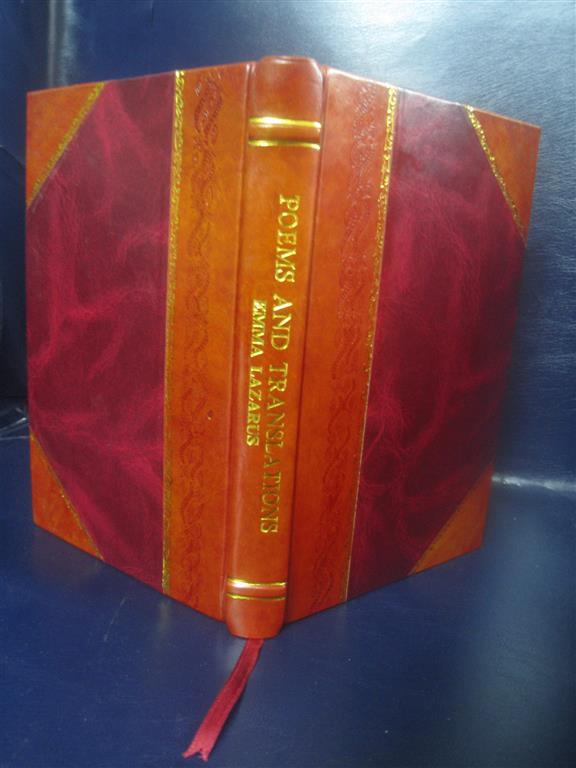 Poems and translations V. c.1 1866 [Leather Bound]