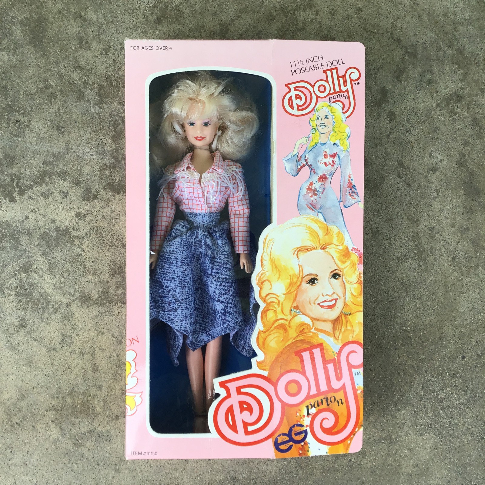 Vintage 1978 Dolly Parton Doll Goldberger 41150 Fashion Doll Skirt Original Box Vintage 1978 Dolly Parton Doll Goldberger 41150 Fashion Doll Skirt Original Box