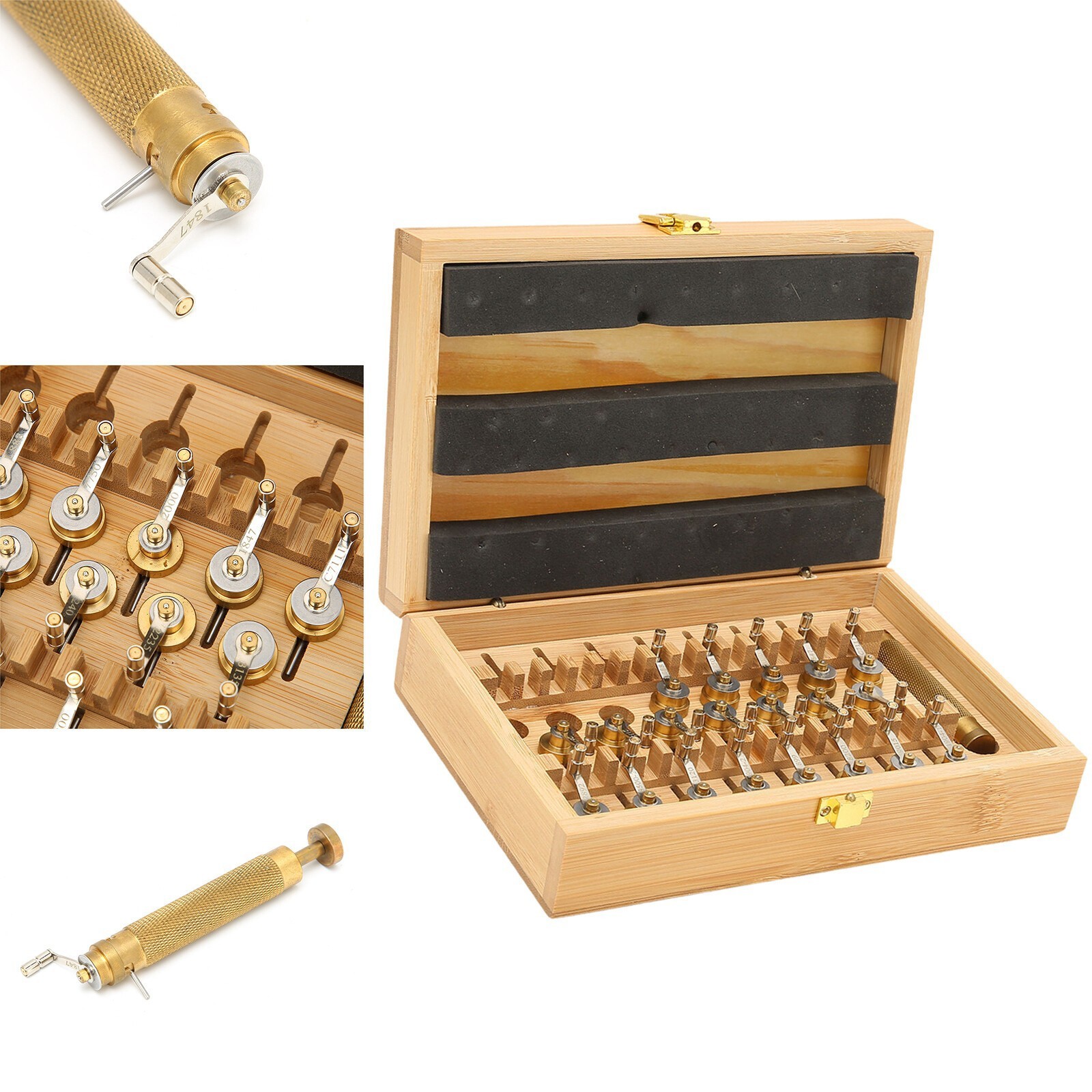 Watch Repair Tools Mainspring Winder Twist Winder Main Spring Handle Tool Set