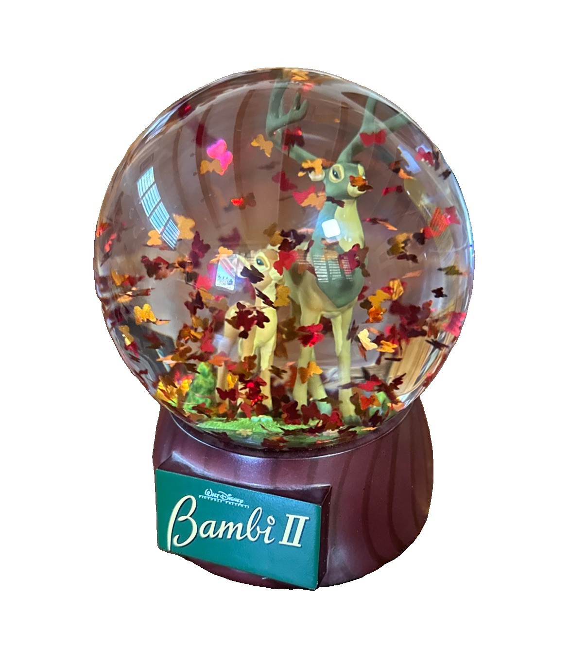 Walt Disney Pictures Bambi II Video Store Promotional Snow Globe Rare HTF Walt Disney Pictures Bambi II Video Store Promotional Snow Globe Rare HTF