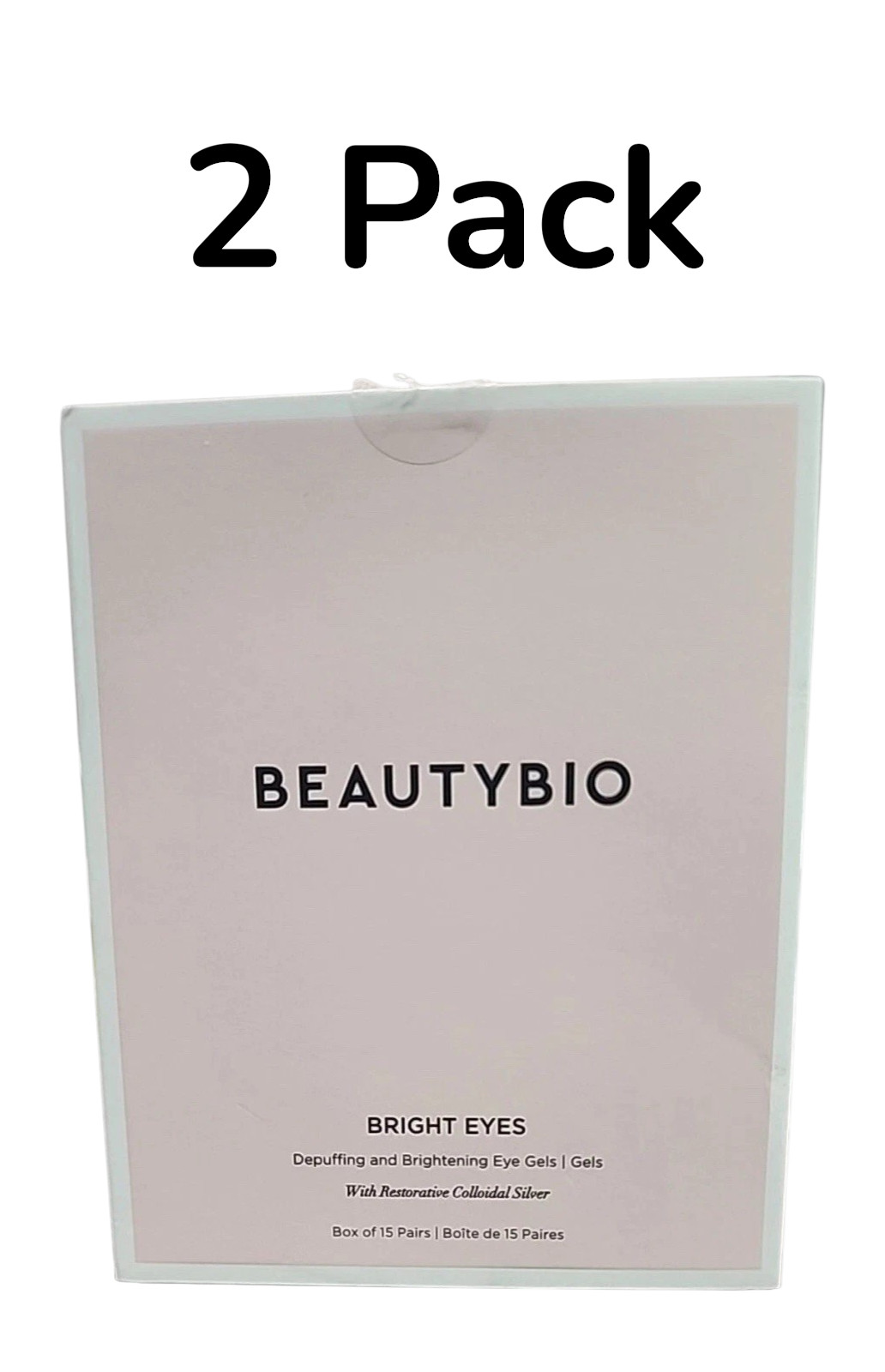 BeautyBio Bright Eyes Depuffing & Brightening Eye Gels (2) 15 PC, 30 PAIRS TOTAL BeautyBio Bright Eyes Depuffing & Brightening Eye Gels (2) 15 PC, 30 PAIRS TOTAL